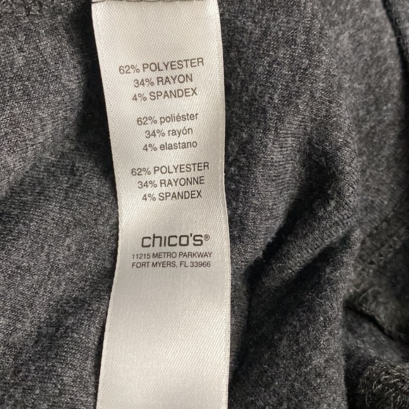 NWOT Weekends by Chico soft waterfall cardigan - Picture 5 of 5